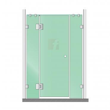 3 PANEL (IN-LINE SHOWERS) HARDWARE AVALIABLE IN 8 COLORS