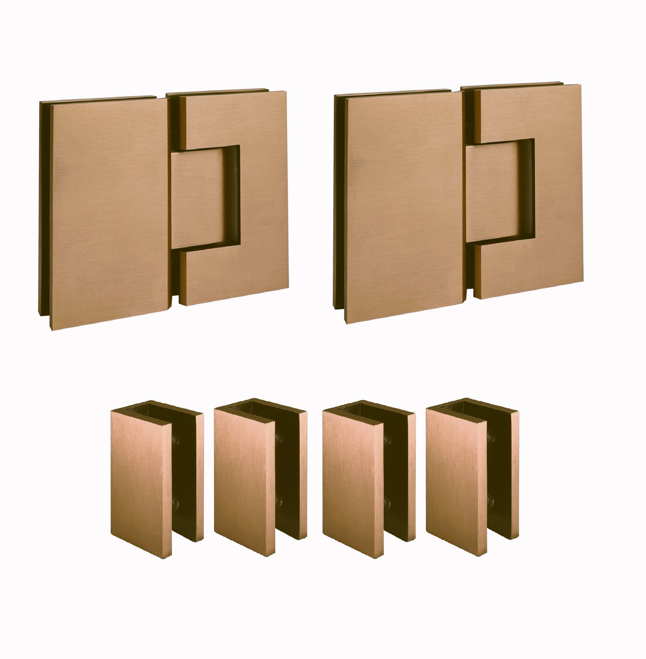 3/4P Hardware - Brushed Copper (Brackets)