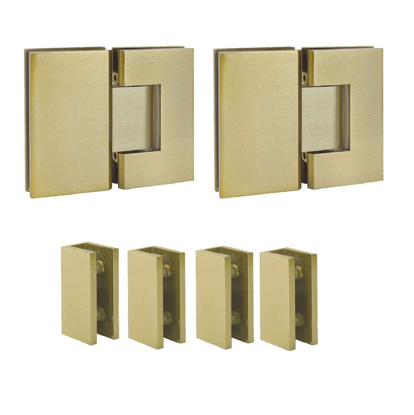 3/4P Hardware - Brushed Gold (Brackets)