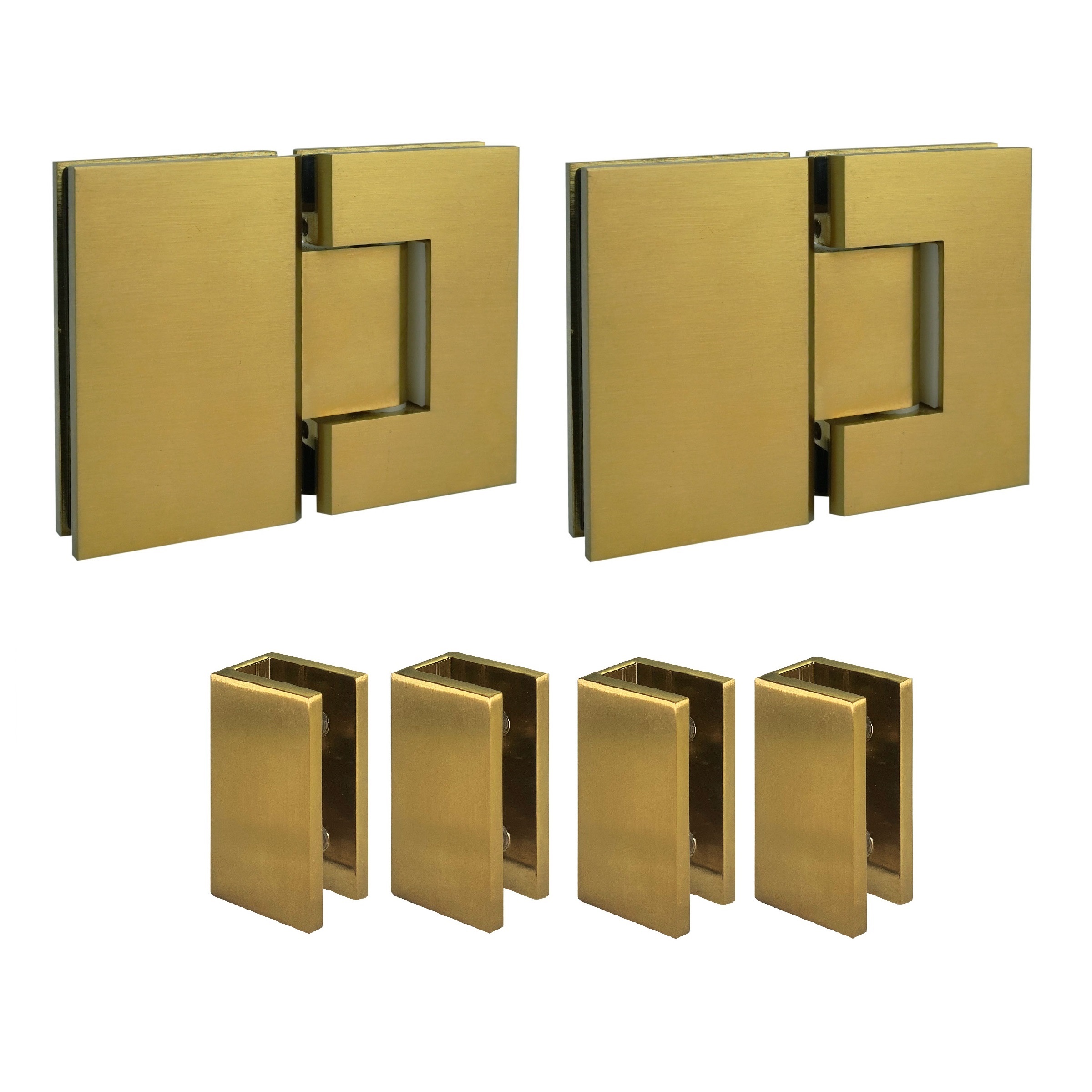 3/4P Hardware - Brushed Brass (Brackets)