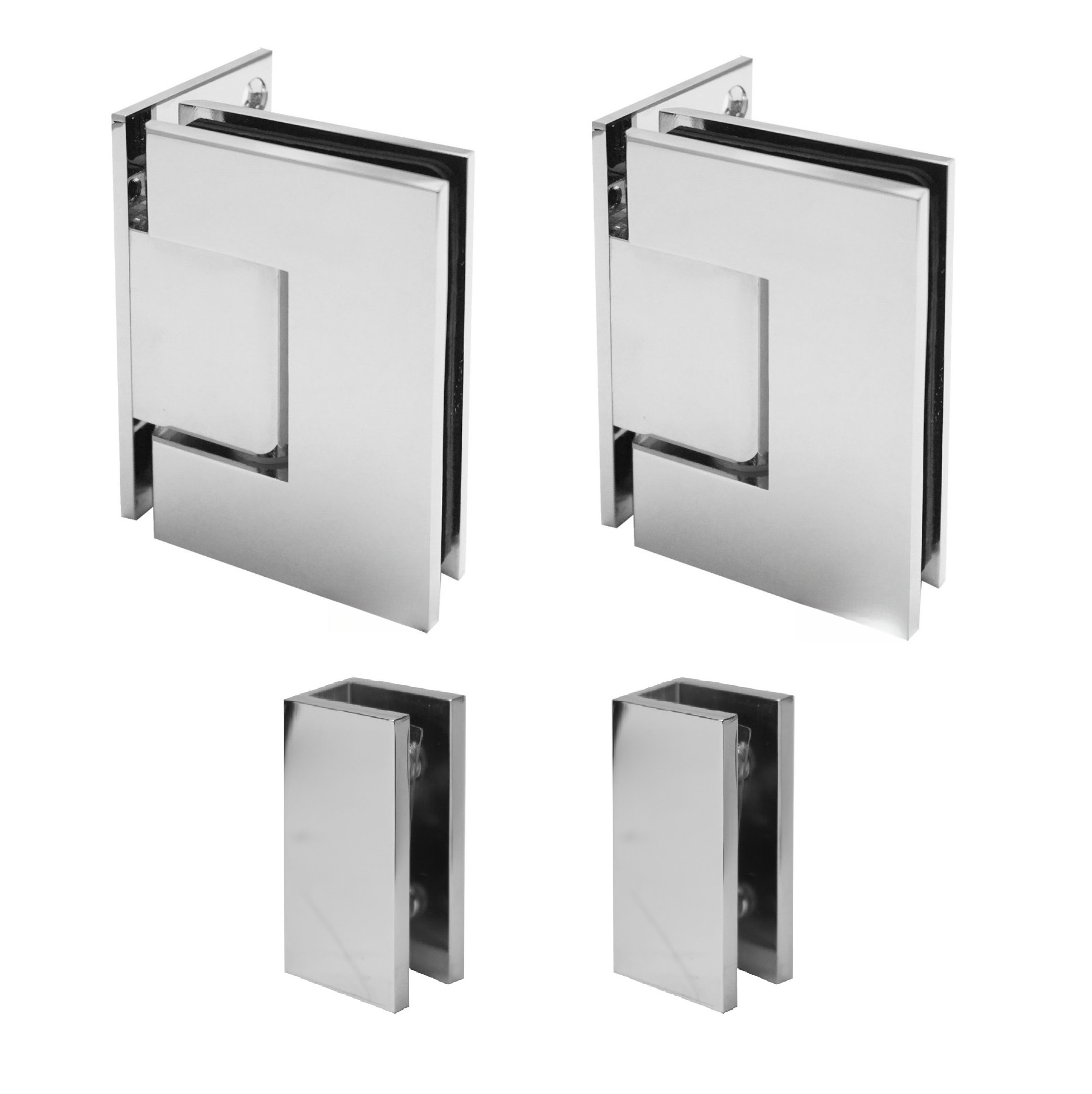 2/3PW Hardware - Chrome (Brackets)