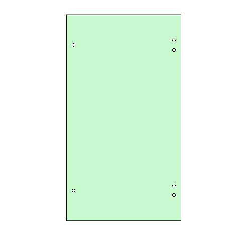 2 panel Square 10mm Series Overbaths 