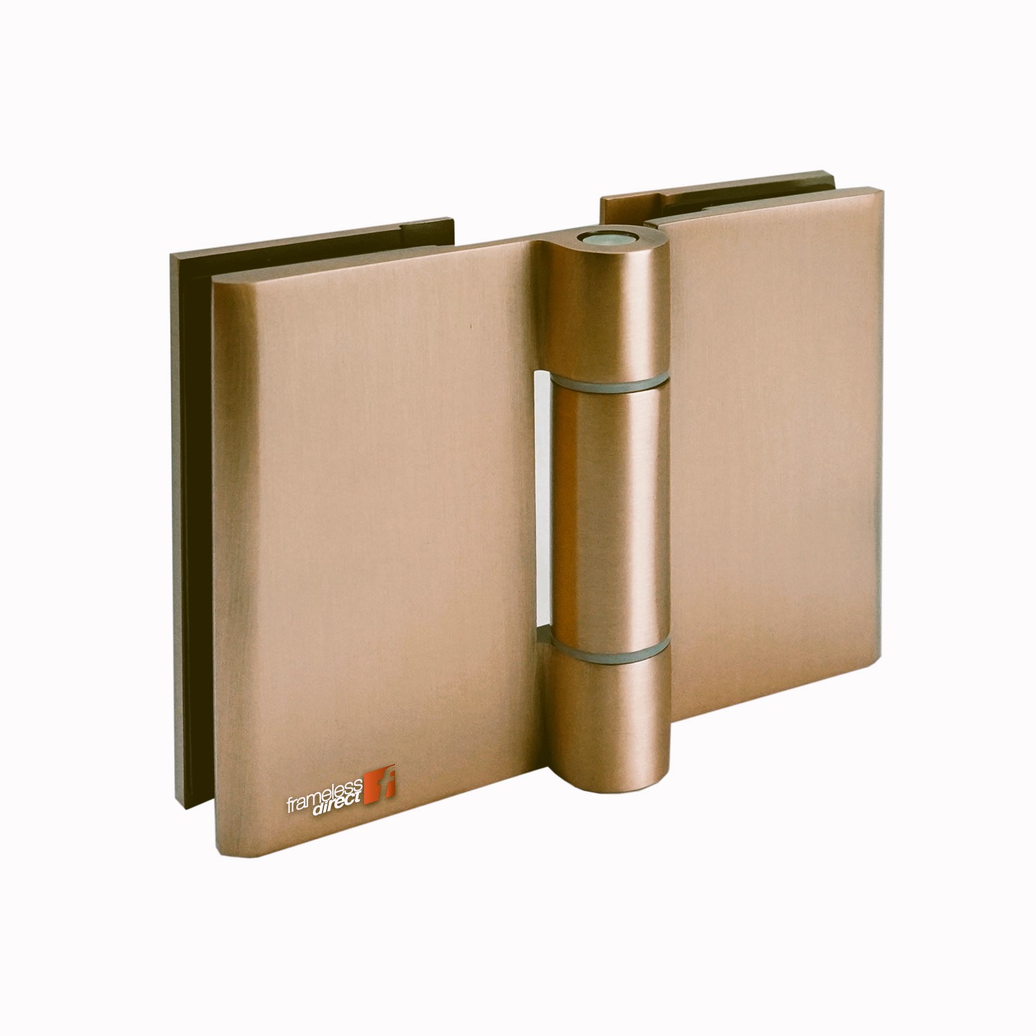 GLASS TO GLASS BIFOLD HINGE (BRUSHED COPPER)