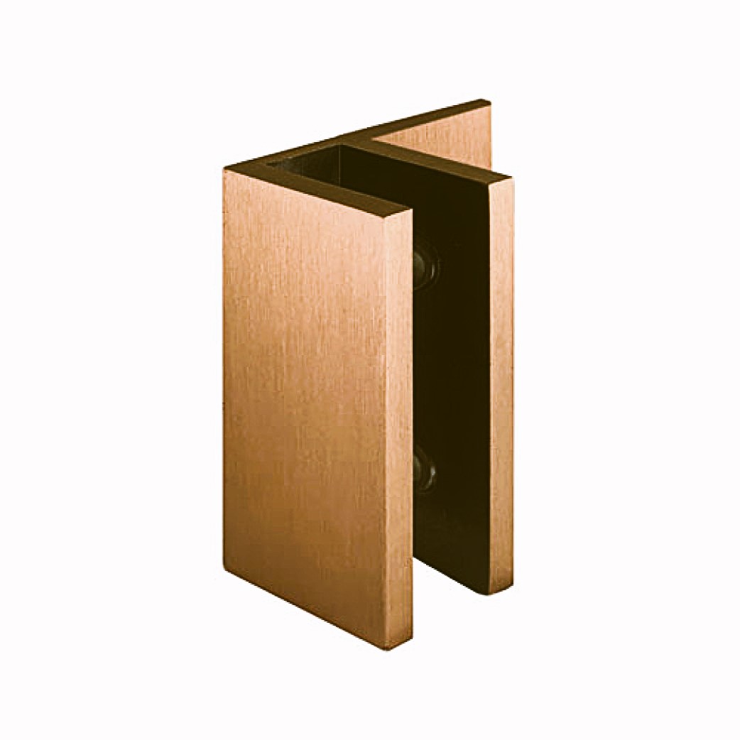 Offset Wall Bracket 25x50mm Square Series (Brushed Copper)